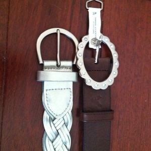 2 Small American Eagle Belts!