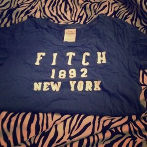 A&F blue T