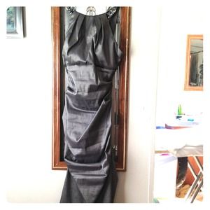 Cache Gray cocktail dress