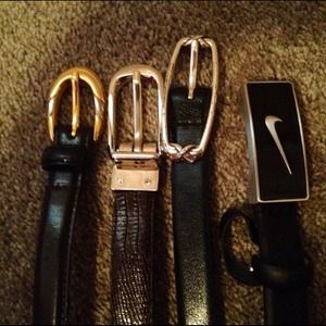 4 belt bundle! In great condition. Nike!