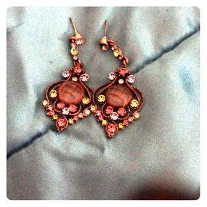 Colorful dressy earrings