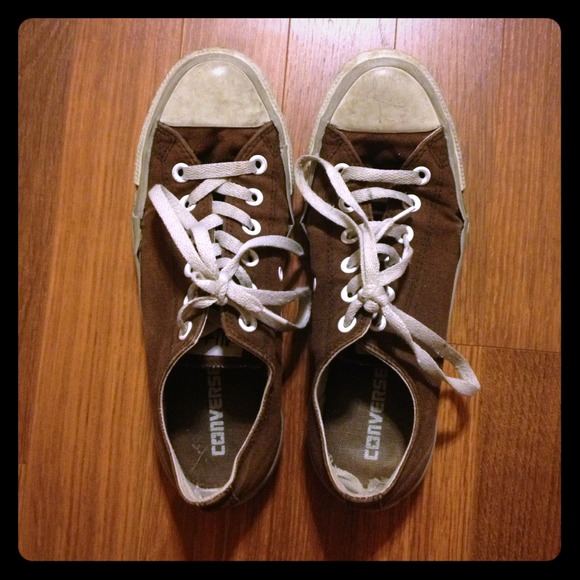Brown All-Star Converse Shoes