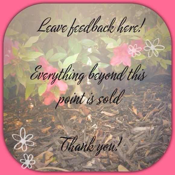 Everything beyond this point is sold. Thank you!