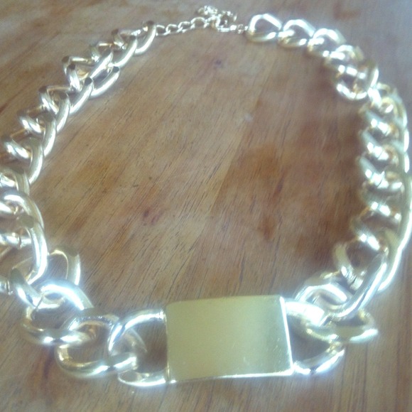 Gold ID necklace