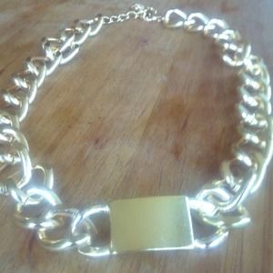 Gold ID necklace