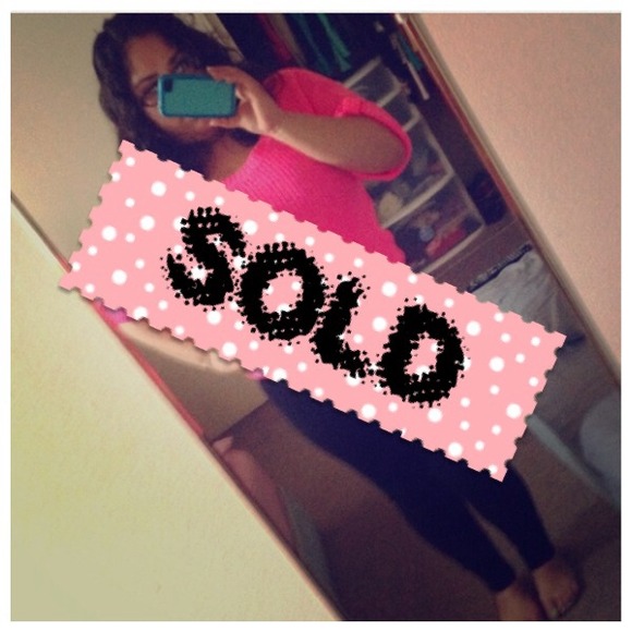 Hot sexy pink sweater/top!!!