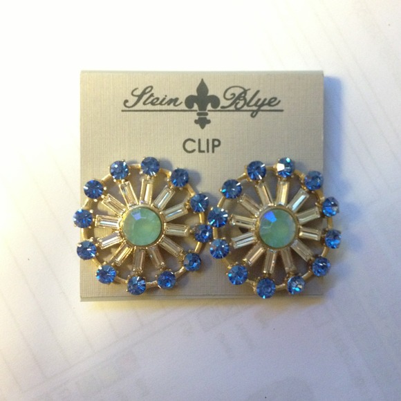 Sparkling Clip on Earrings - Picture 1 of 2