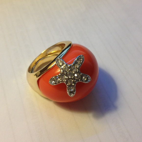 Starfish Enamel Ring