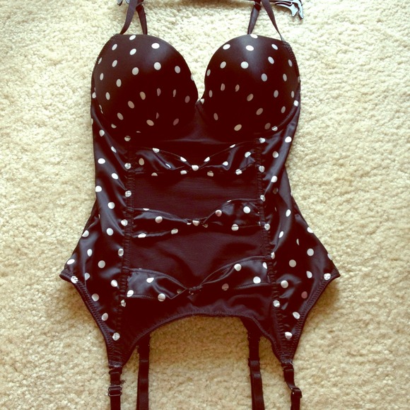Ooh La La Cheri Paris Polka Dot Bustier