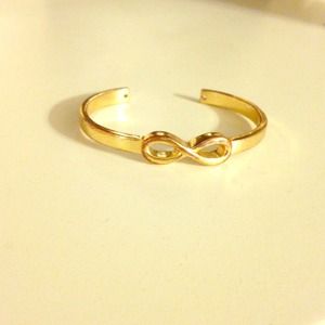 REDUCED gold infinity cuff
