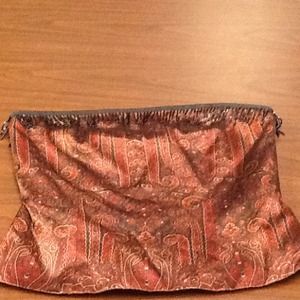 ANN TAYLOR LOFT Silk Beaded Halter Top....size 6