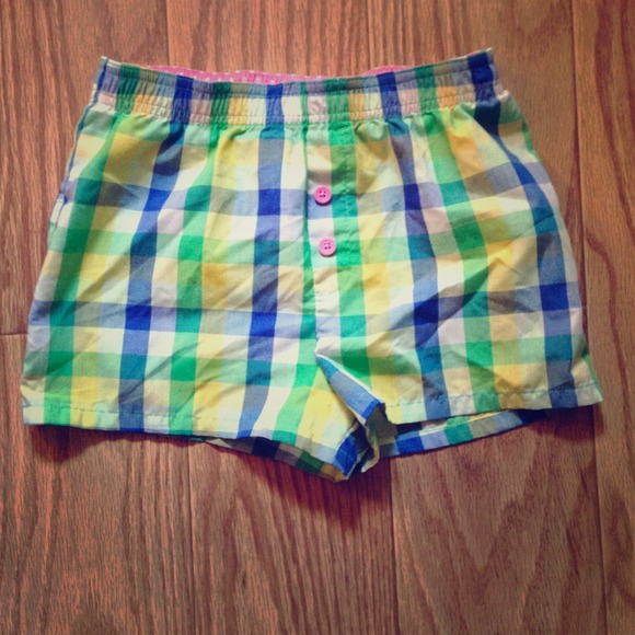 Plaid shorts