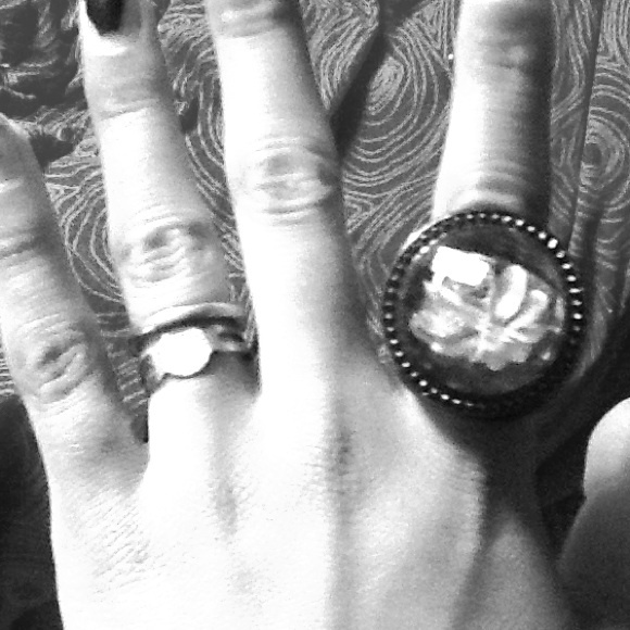 Flower within a ring Ring