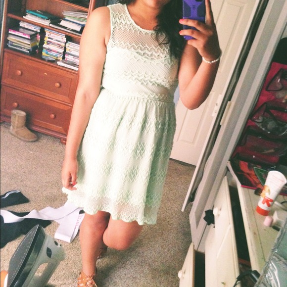 Mint Lace Dress (Windsor)