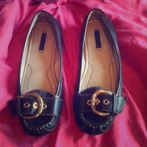 Ninewest black flats size 10
