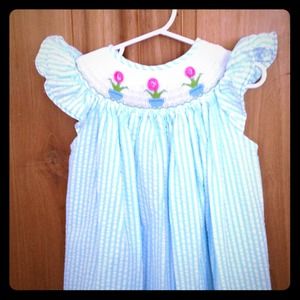The Bailey Boys 4T smocked dress