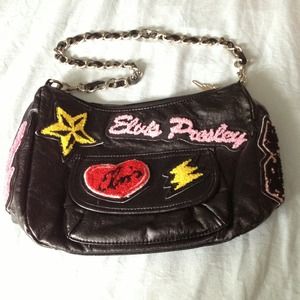 Collectable Elvis Presley Leather Purse