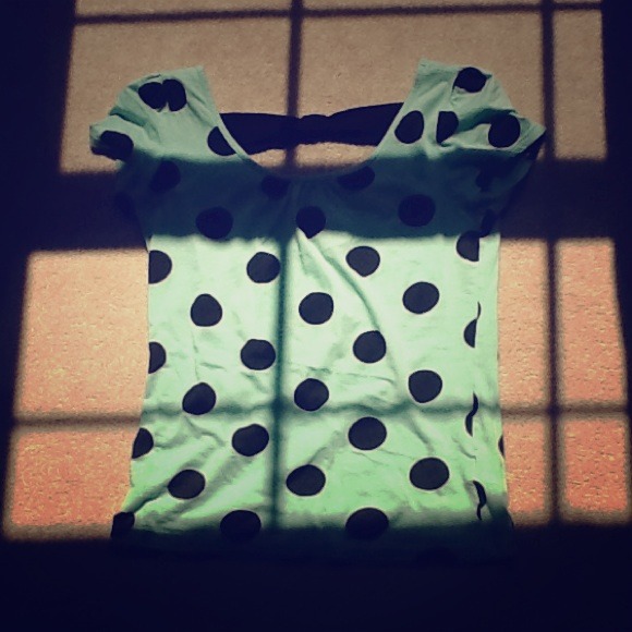 Traded! Forever 21 Polka dotted Tee