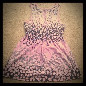 Pink animal print Tank