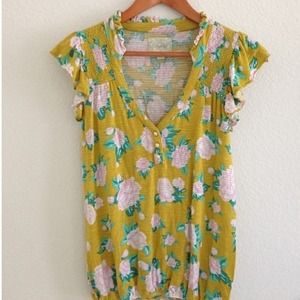 Anthropologie Floral top