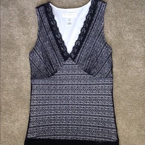 White House Black Market lace tank