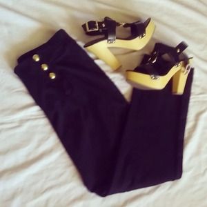 Loose high-waist pants