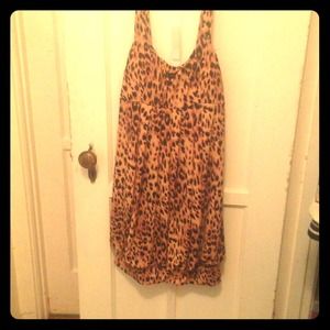 Leopard print dress