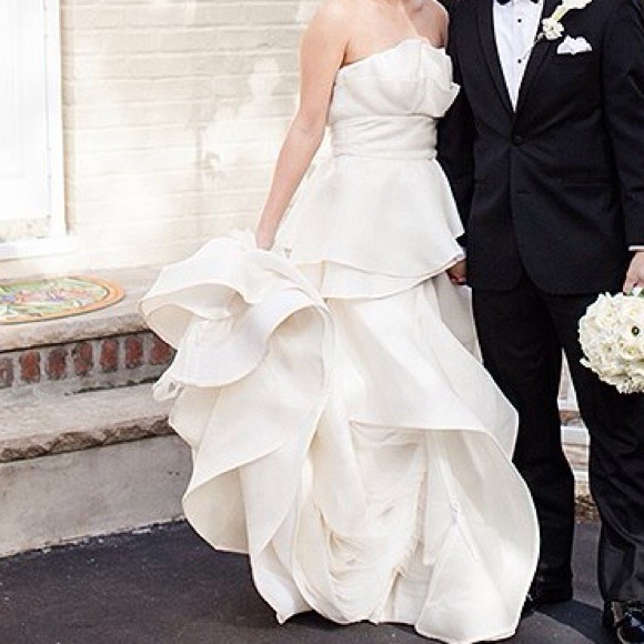 Vera Wang Fern Wedding Dress! - Picture 4 of 7