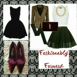 Pretty Red Velvet Pumps