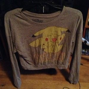 Cute Pokemon Grey Long Sleeve