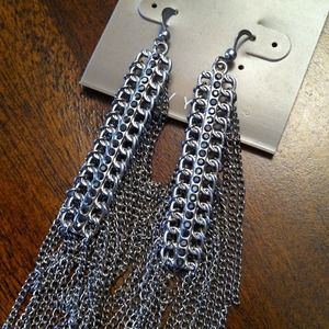 cara Jewelry - Chain dangle earrings cara Jewelry - Chain dangle earrings