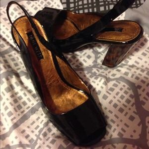 Nine West peep toe heels