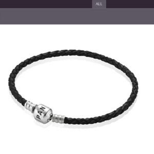 *One day only* Authentic Pandora leather bracelet