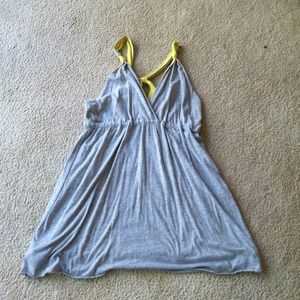 Reversable Grey and Yellow Summer Dress