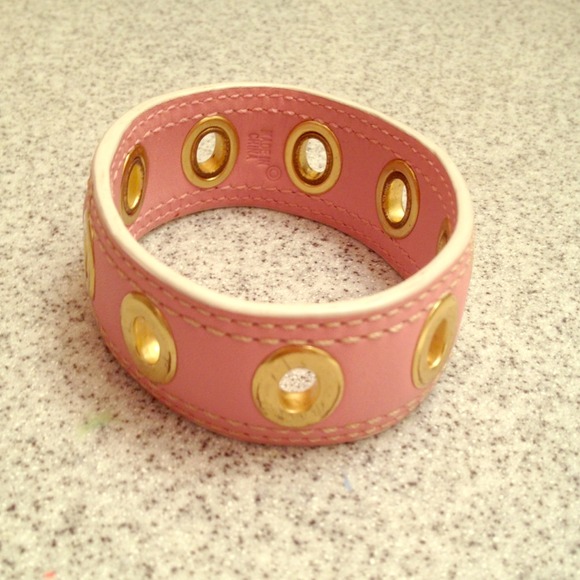 💲SOLD💲Coach Pink Leather Bracelet