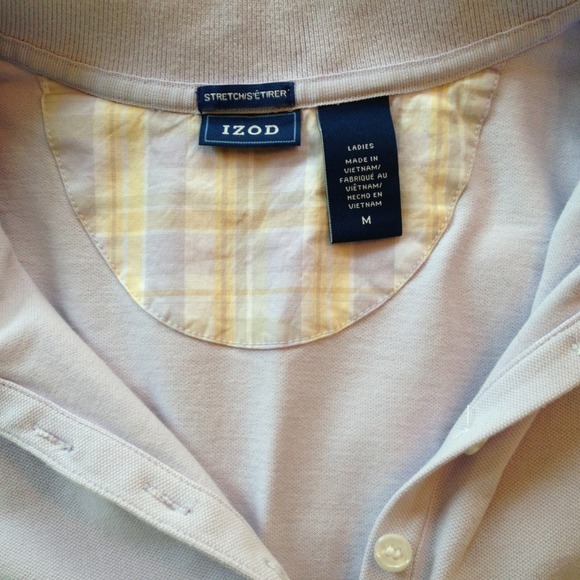 Lavender sleeveless Collared Top w 6 button neck - Picture 4 of 4