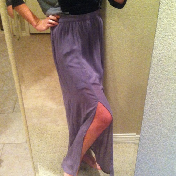2 Purple maxi skirt