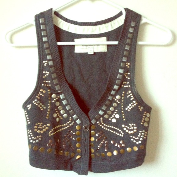 Abercrombie & Fitch Studded Vest - Picture 1 of 3