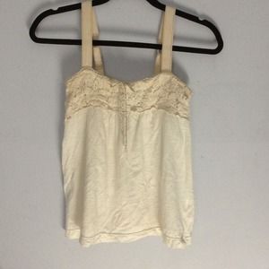 Cream colored American eagle tank top
