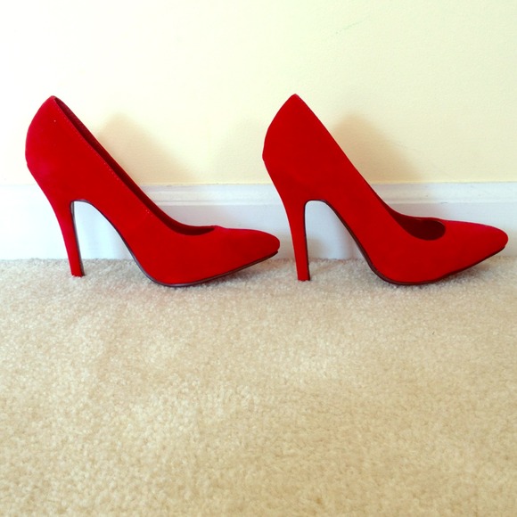 Shoes - Red Velvet Heels
