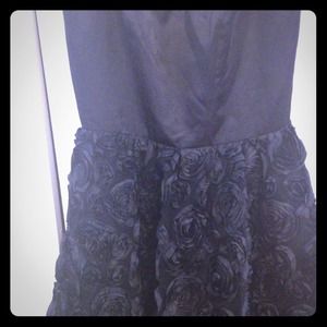 Adrianna papell boutique rosette dress