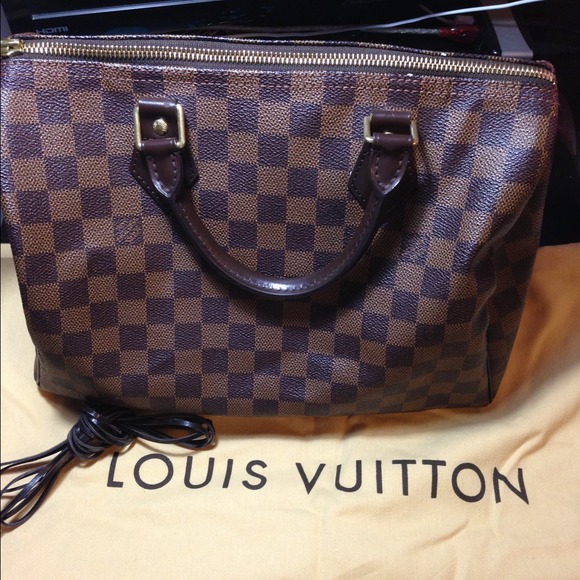 🚫SOLD🚫 AUTHENTIC LV speedy 30, Damier Ebene