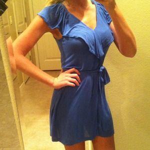 2 Blue bcbg dress