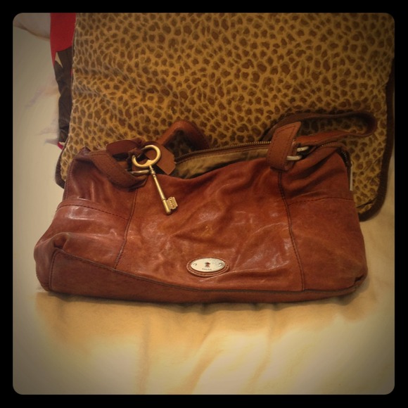 Fossil brown leather purse - Picture 1 of 1