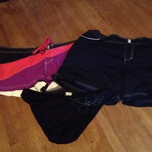 Women's swim shorts and bikini bottom