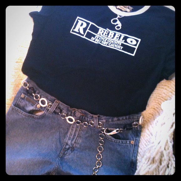 SAVE on this Set ! CK jeans and black Rebel top 😍