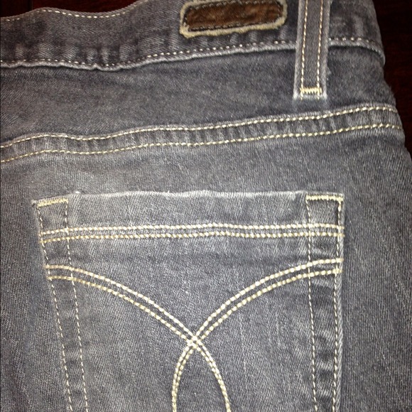 Dark Grey High Waist Skinny Jeans Calvin Klein