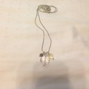 Dainty Silver Necklace with Charms