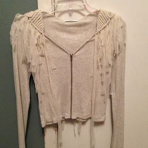 Fringe sweater