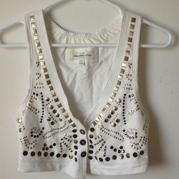 Abercrombie & Fitch Studded Vest - Picture 1 of 3